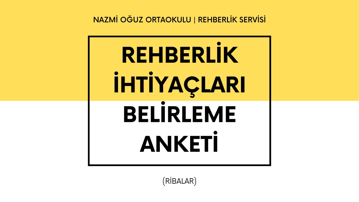 REHBERLİK İHTİYAÇLARI BELİRLEME ANKETİ